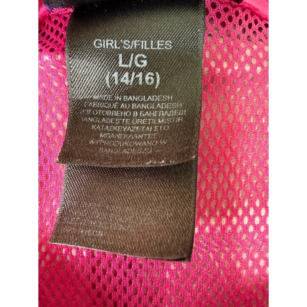 The North Face Girls Youth Large (14/16) Hyvent Shell Windbreaker Hooded Jacket